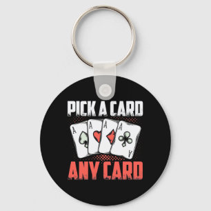 Poker Pick A Card Any Card Key Ring