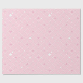 Poker pink pattern wrapping paper