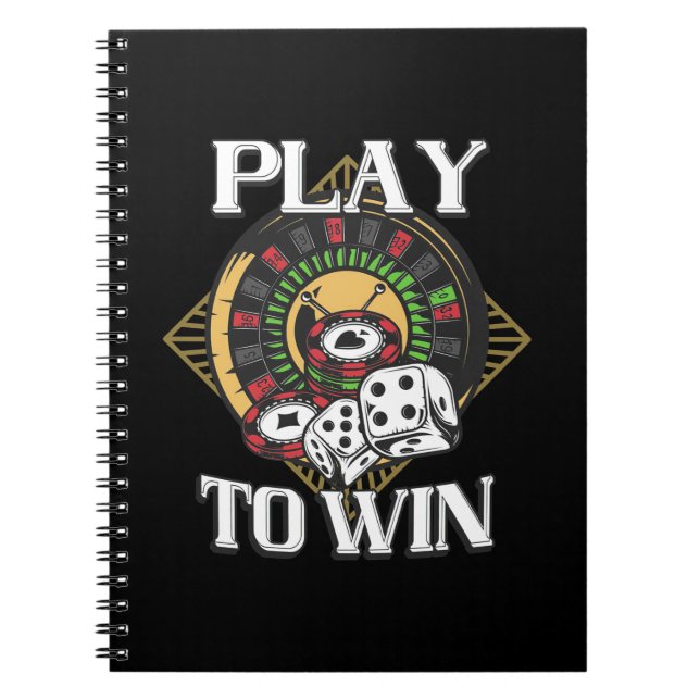Poker Play To Win Notebook (Front)
