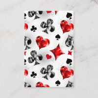 Poker Player Gambler Playing Card Suits Las Vegas
