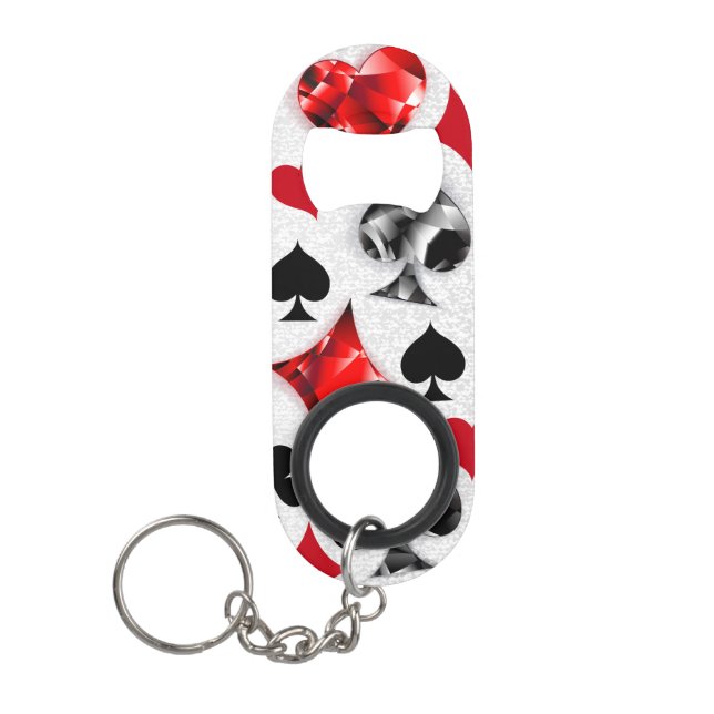 Poker Player Gambler Playing Card Suits Las Vegas (Front)