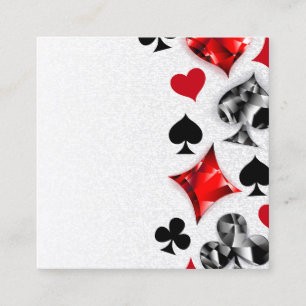 Poker Player Gambler Playing Card Suits Las Vegas