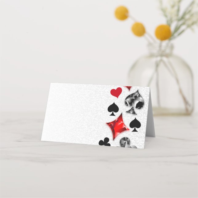 Poker Player Gambler Playing Card Suits Las Vegas (Front)