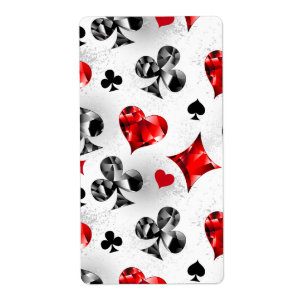 Poker Player Gambler Playing Card Suits Las Vegas