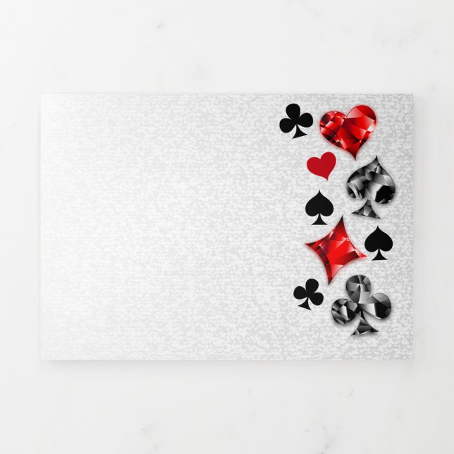 Poker Player Gambler Playing Card Suits Las Vegas (Cover)