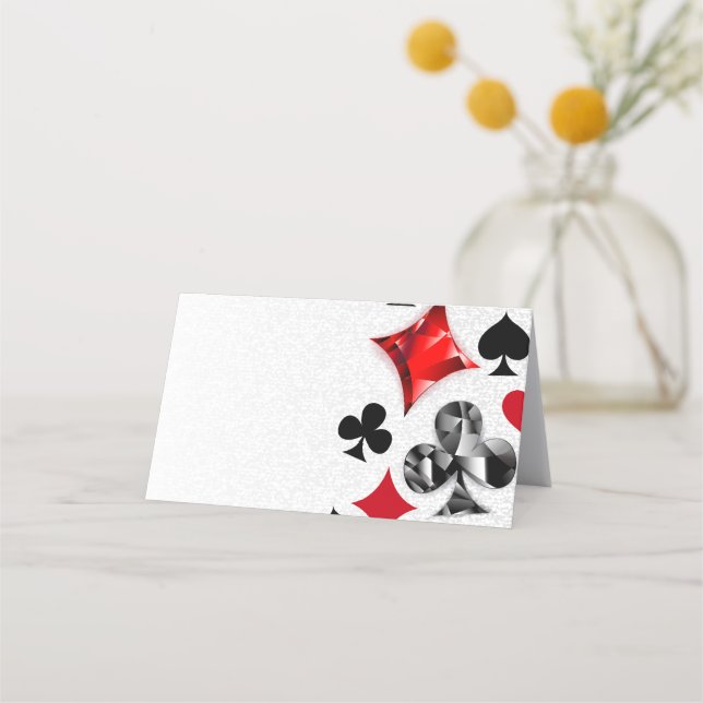 Poker Player Gambler Playing Card Suits Las Vegas (Front)