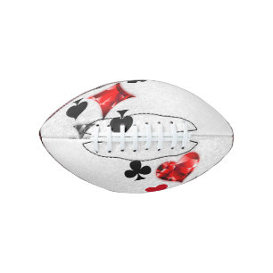 Poker Player Gambler Playing Card Suits Las Vegas American Football