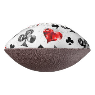 Poker Player Gambler Playing Card Suits Las Vegas American Football