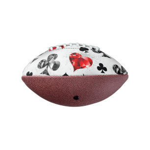 Poker Player Gambler Playing Card Suits Las Vegas American Football