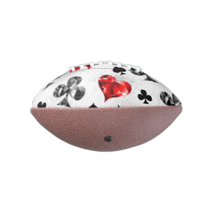 Poker Player Gambler Playing Card Suits Las Vegas American Football