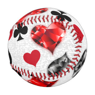 Poker Player Gambler Playing Card Suits Las Vegas Baseball