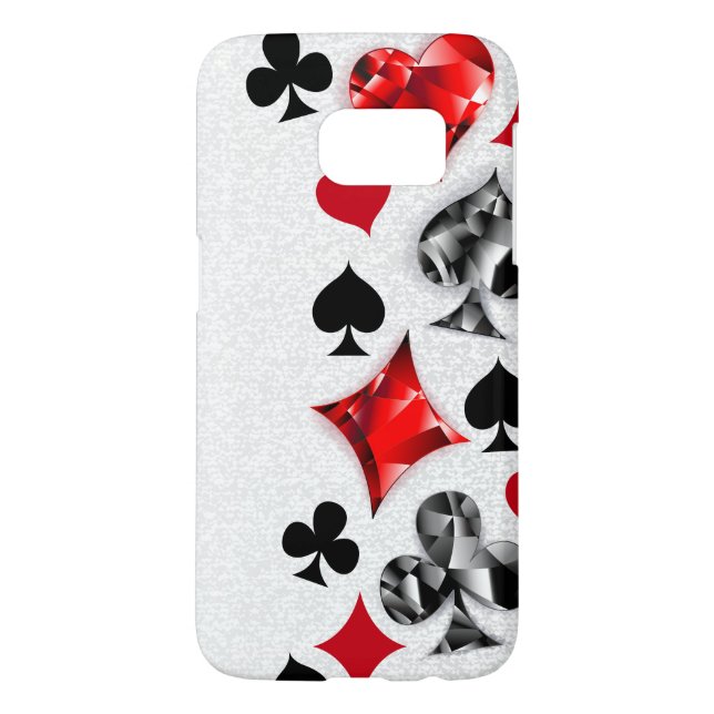 Poker Player Gambler Playing Card Suits Las Vegas Case-Mate Samsung Galaxy Case (Back)