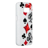 Poker Player Gambler Playing Card Suits Las Vegas Case-Mate Samsung Galaxy Case (Back/Right)