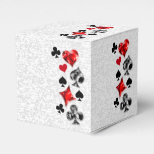 Poker Player Gambler Playing Card Suits Las Vegas Favour Box