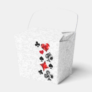 Poker Player Gambler Playing Card Suits Las Vegas Favour Box