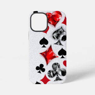Poker Player Gambler Playing Card Suits Las Vegas iPhone 12 Mini Case