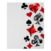 Poker Player Gambler Playing Card Suits Las Vegas