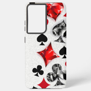 Poker Player Gambler Playing Card Suits Las Vegas Samsung Galaxy Case