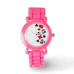 Poker Player Gambler Playing Card Suits Las Vegas Watch