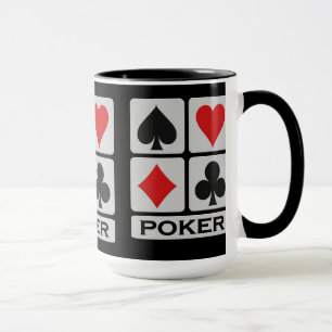Poker Player mug - choose style & color