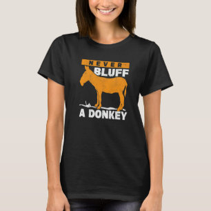 Poker Player Never Donkey A Fish Casino Texas Hol T-Shirt