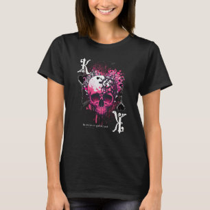 Poker Playing Card Apparel King Of Hearts Skull T-Shirt