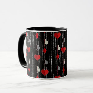Poker playing card symbols. mug