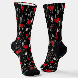 Poker playing card symbols. socks