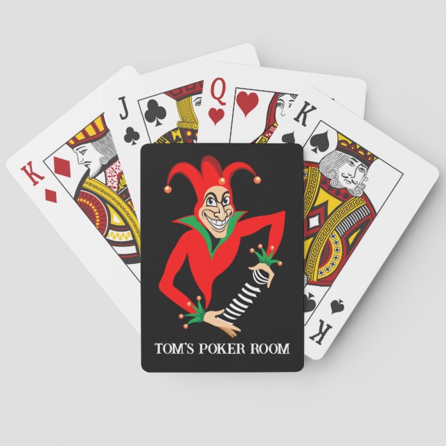 Poker Playing Cards - Customisable - Poker Joker (Back)