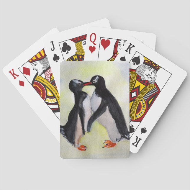 Poker Playing Cards Penguins (Back)