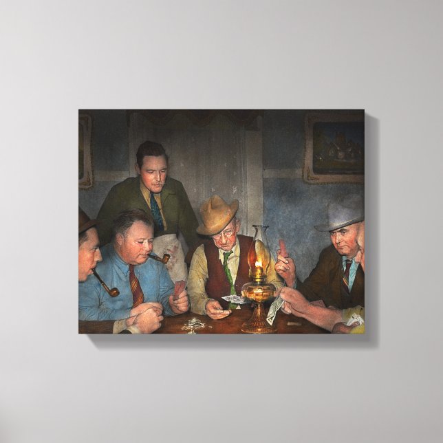 Poker - Poker face 1939 Canvas Print (Front)