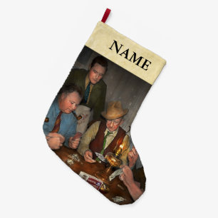 Poker - Poker face 1939 Large Christmas Stocking