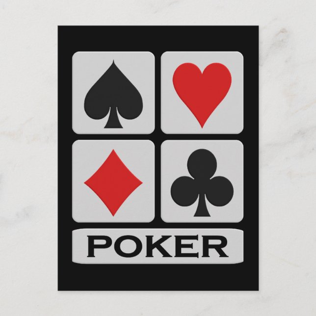 Poker postcard (Front)