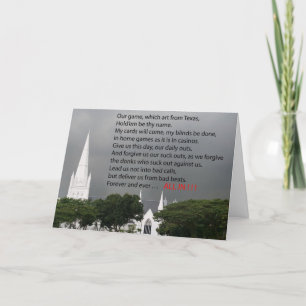 poker prayer card