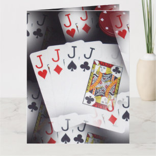 Poker,_Quad_Jacks,_Big_Greeting_Card. Card