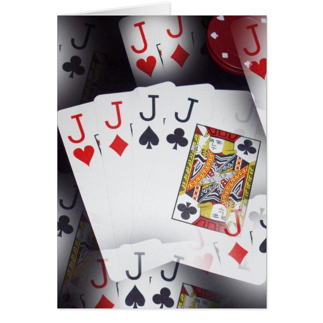 Poker, Quad Jacks Pattern, (Front)