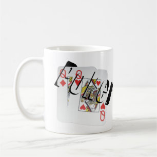 Poker Queens Dimensional Logo Coffee Mug. Coffee Mug