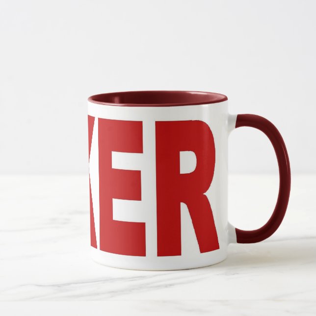 POKER Ringer T Mug (Right)