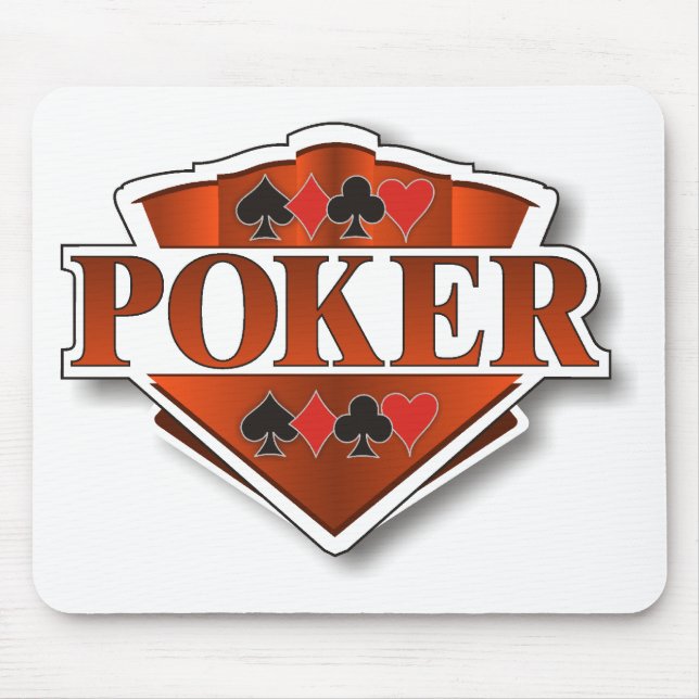 Poker Shield Mouse Mat (Front)