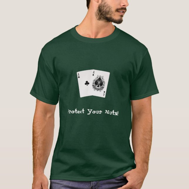 Poker T-Shirt  Pocket Aces (Front)