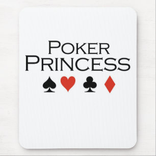 Poker T-shirts: "Poker Princess" Mouse Mat