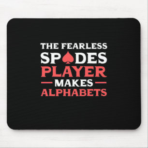 Poker The Fearles Spades Player Mouse Mat
