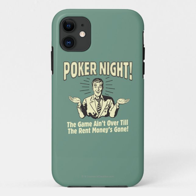 Poker: The Game Ain't Over Case-Mate iPhone Case (Back)