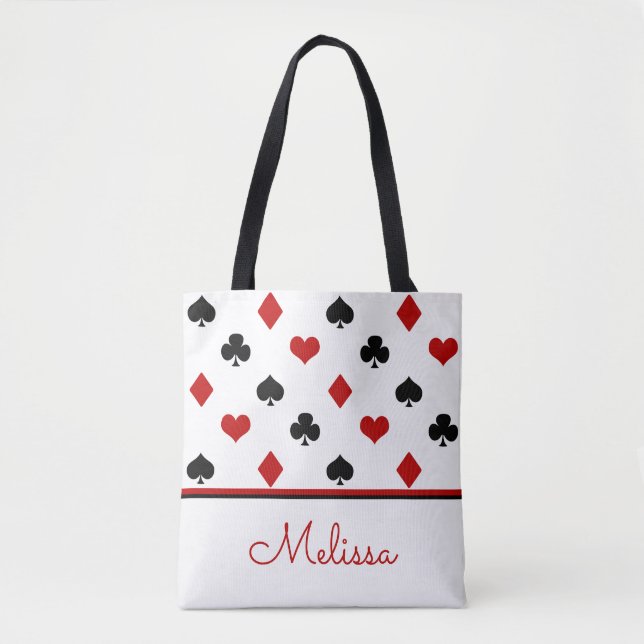 Poker Theme | Playing Card Theme | Personalised Tote Bag (Front)
