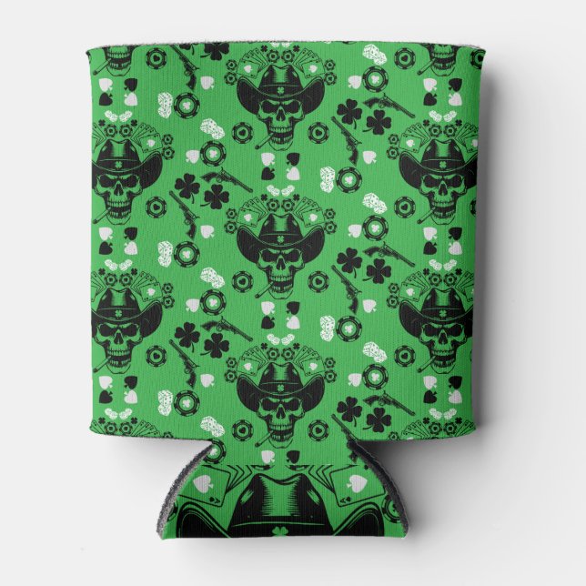 Poker Themed Lucky Can Cooler (Front)