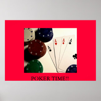 POKER TIME!! POSTER
