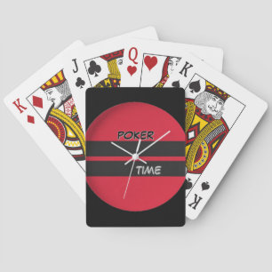 Poker Time Red Black  Playing Cards