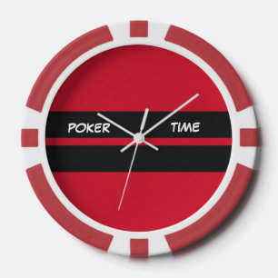 Poker Time Red Black White Chips