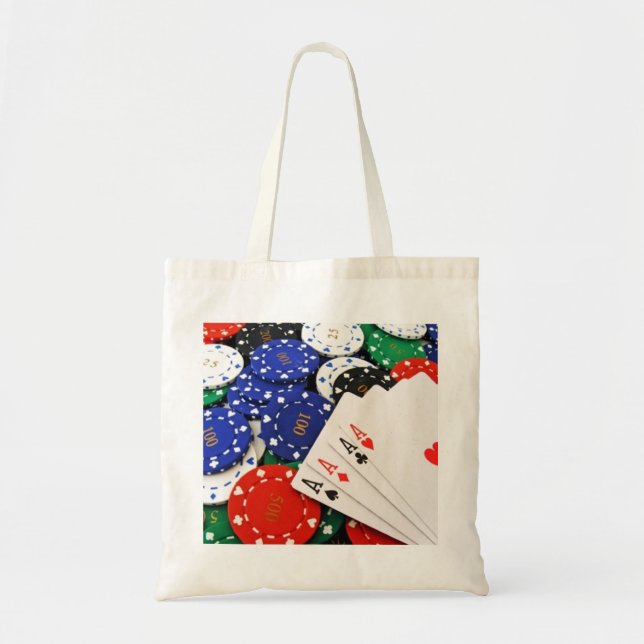 Poker Tote Bag (Front)