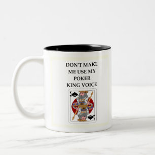 POKER Two-Tone COFFEE MUG